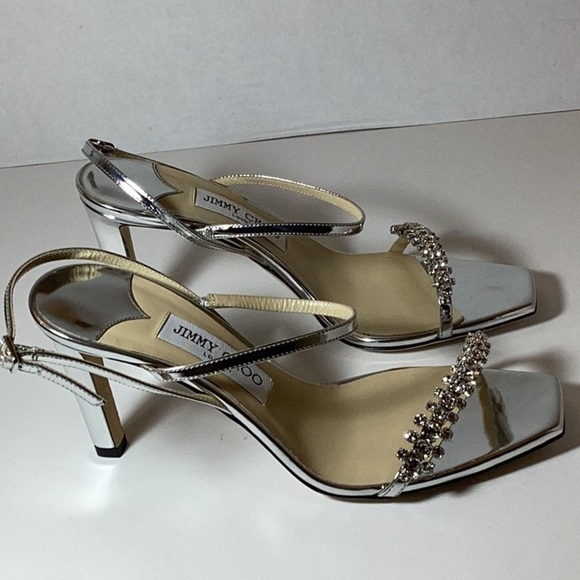 Jimmy Choo
Women's Meira 85 Embellished High Heel Slide Sandals - Picture 8 of 12